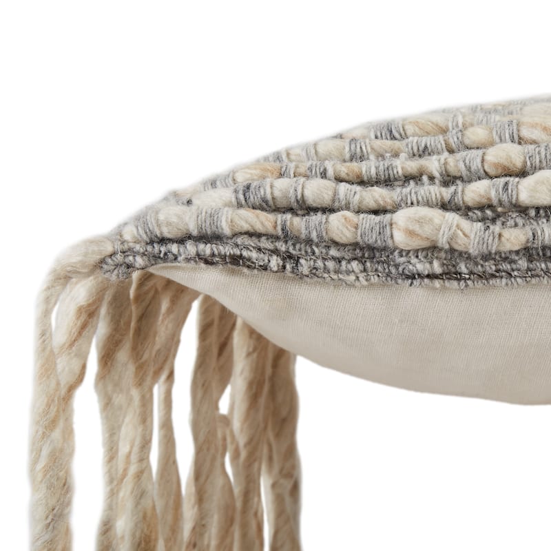 Clea Textured Lumbar Pillow