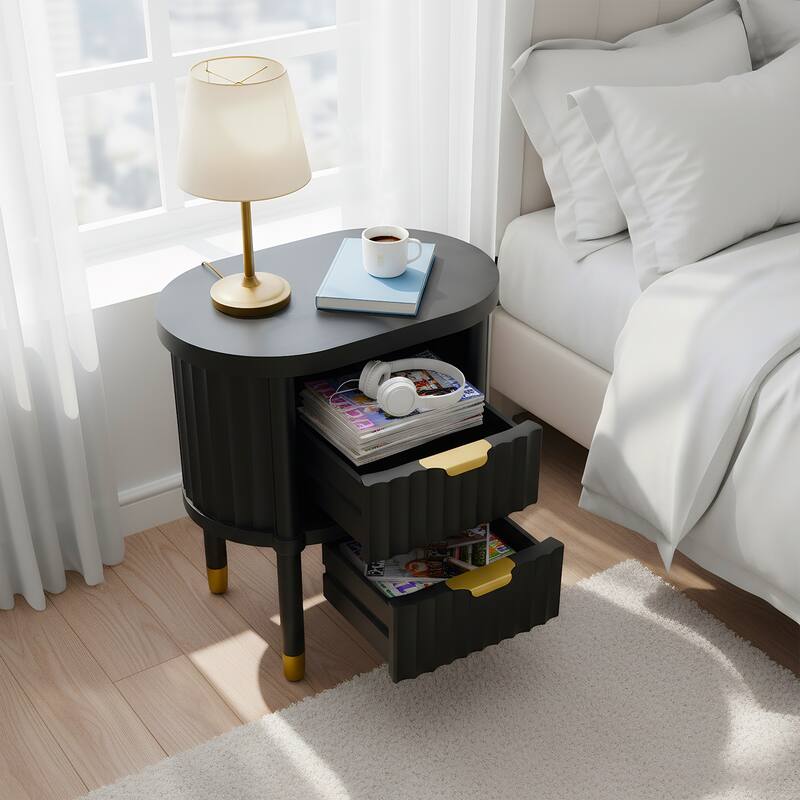 Modern NightStand with Drawer,Bedside Table
