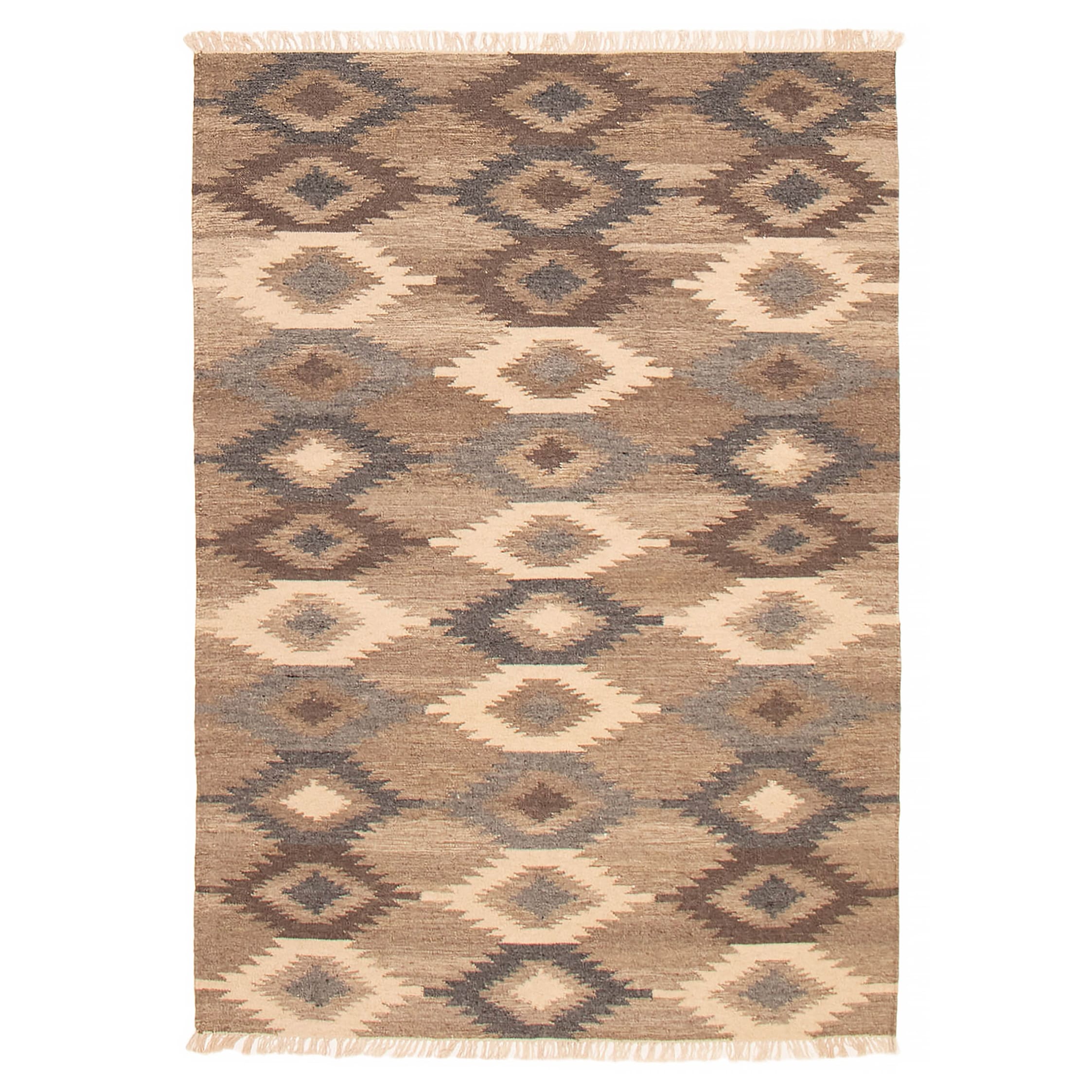 Ankara FW Taupe Kilim 5'2" x 7'9" - 5'2 x 7'9