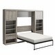 Signature Sleep Paramount Murphy Bed and Cabinet Bundle - Bed Bath ...