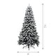 preview thumbnail 12 of 11, Maypex Lighted Flocked Green Spruce Artificial Christmas Tree