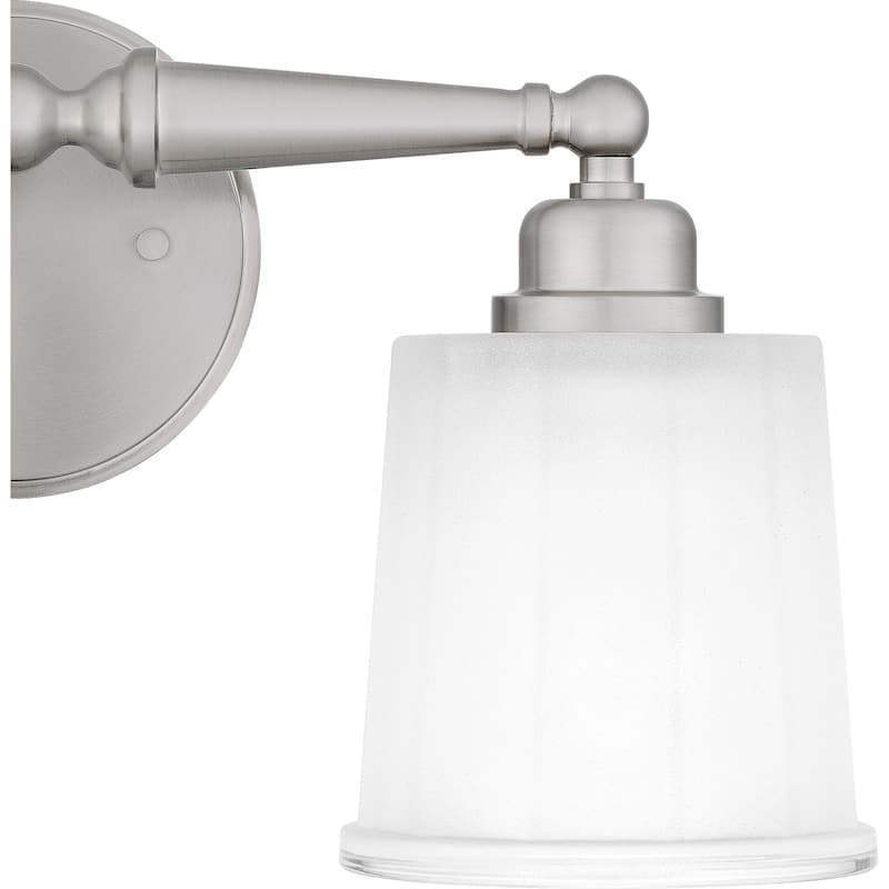 Cecilia 2-Light Brushed Nickel Bath Light