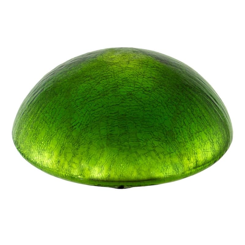 Achla Designs Glass Toadstool Gazing Globe Ball, 9 Inch Diameter - Fern Green