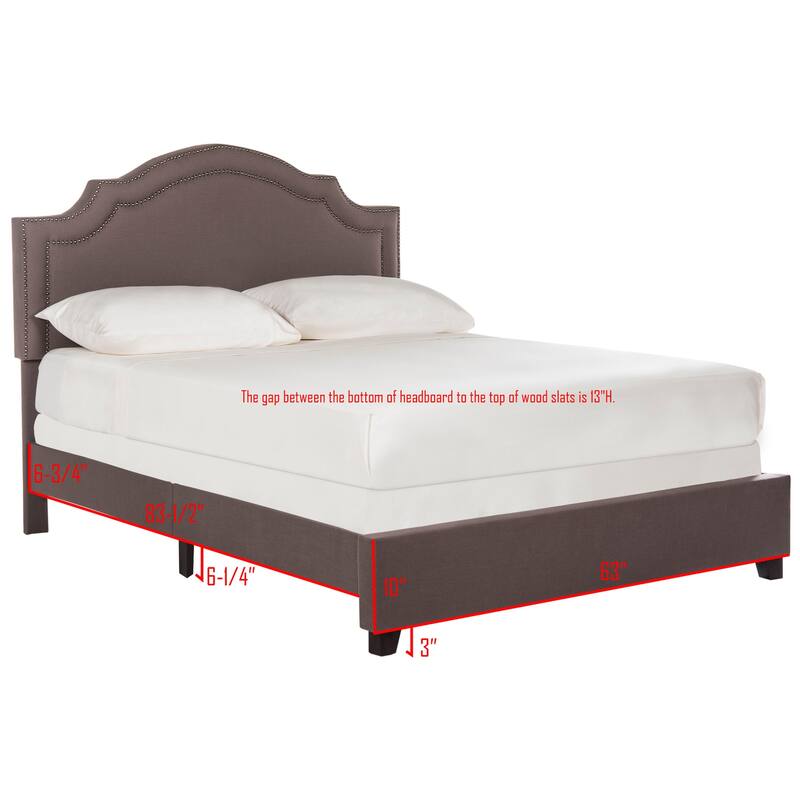 SAFAVIEH Dotty Upholstered Bed