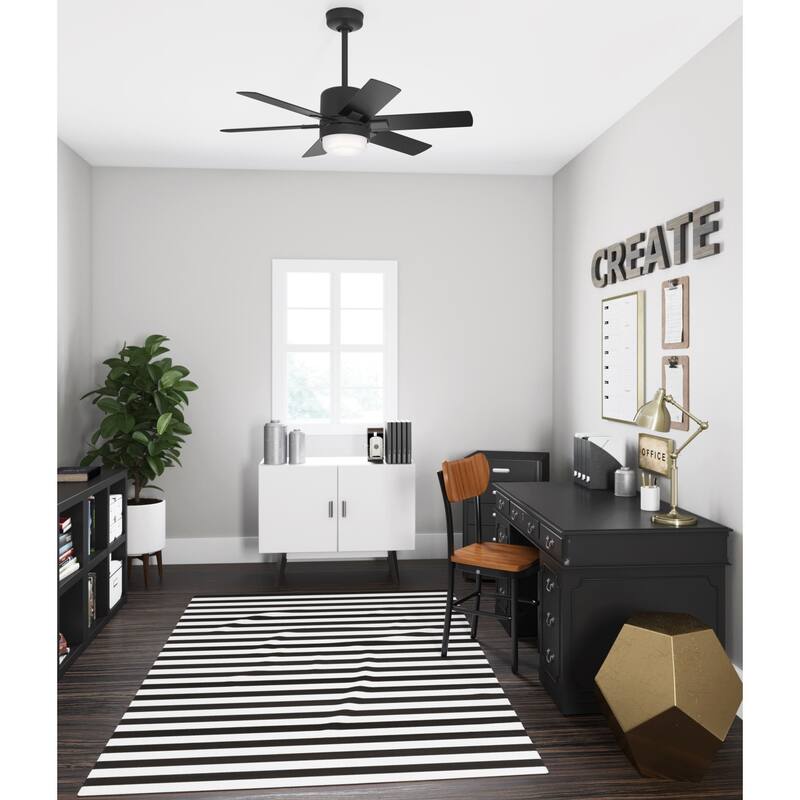 Hunter 44" WiFi Radeon Ceiling Fan with LED Light Kit and Wall Control - SMART FAN!