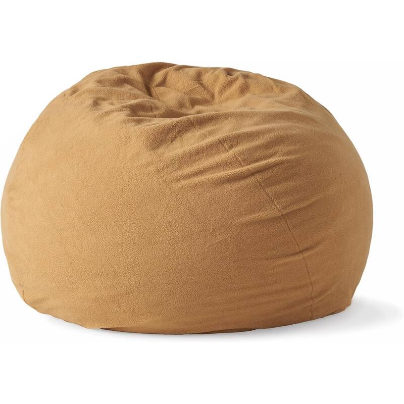 Comfortable High-Density Foam Bean Bag Chair for Kids and Adults, with Removable Microsuede Cover