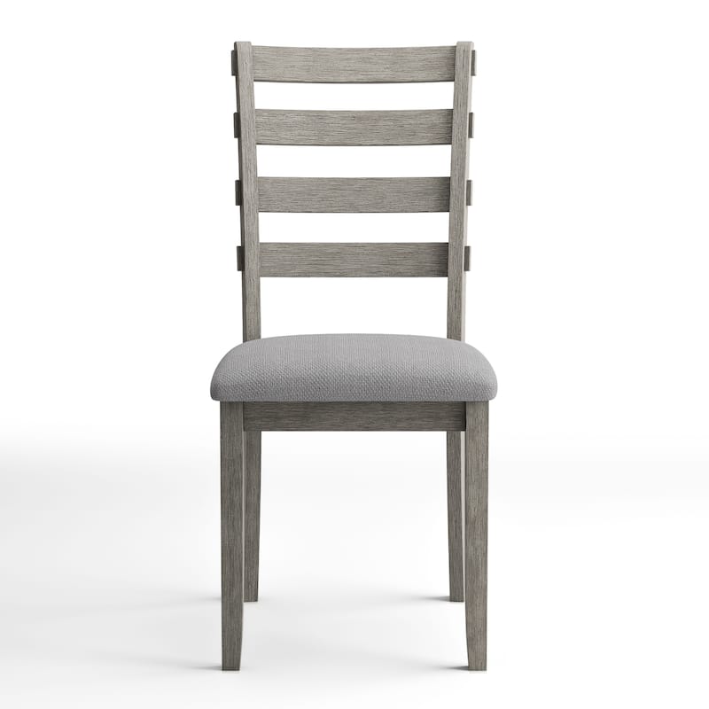 Furniture of America Bura Farmhouse Gray Dining Chairs (Set of 2)