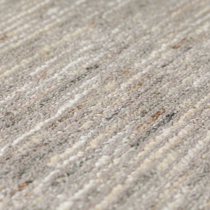 Addison Villager Textured Solid Wool and Viscose Area Rug