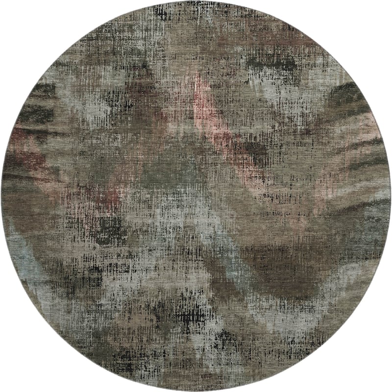 Premium Washable Super Soft Brushstrokes Modern V Mayfield Rug