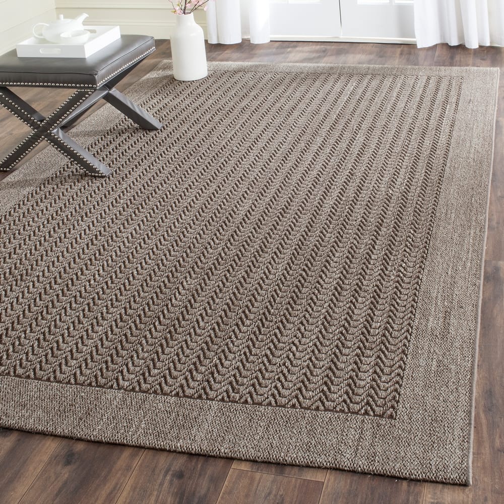 SAFAVIEH, Palm Beach Pearly Modern Sisal Rug