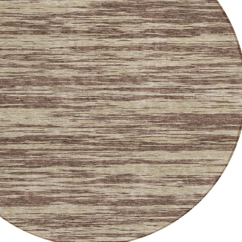 HomeRoots Abstract Modern Rectangle Outdoor Rug