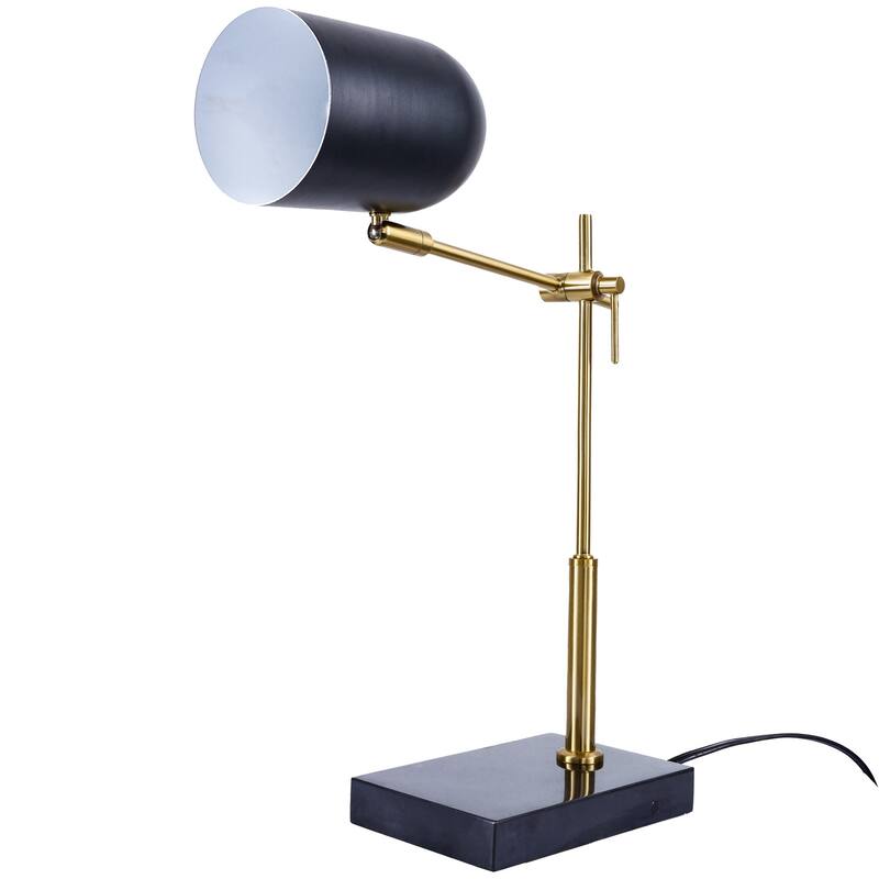 High Quality Hotel European Modern Bed Side nightstand Decorative Led Table/desk Lamp, Lumora Table Lamp - Black outer