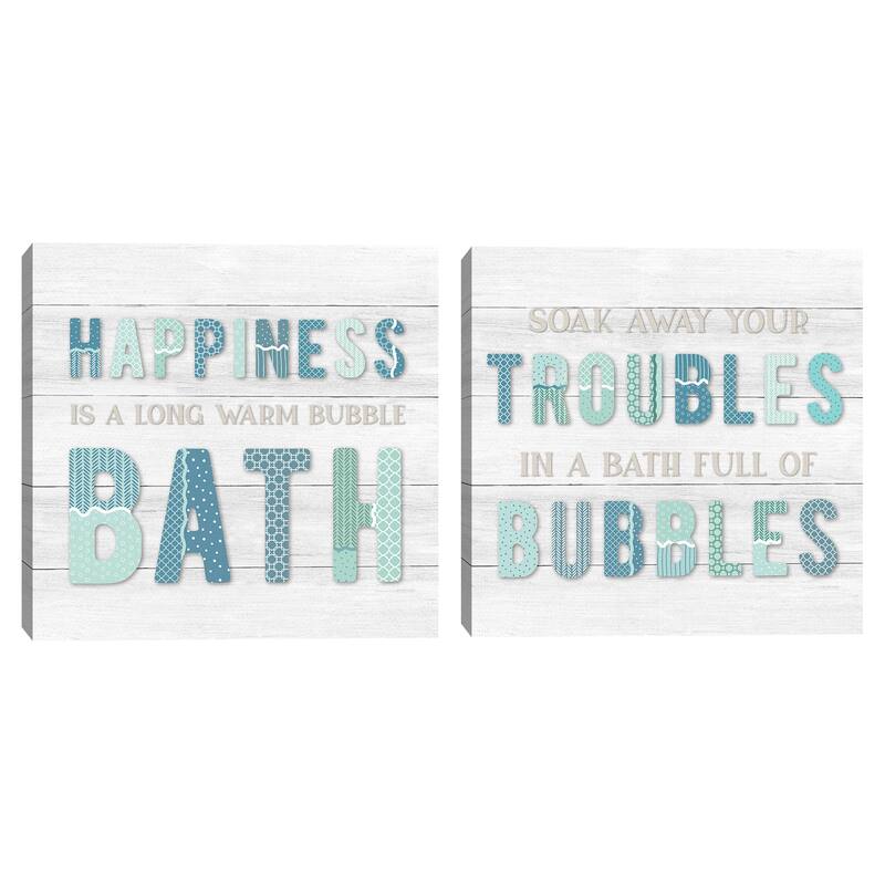 Bubble Bath by CAD Designs Canvas Art Prints