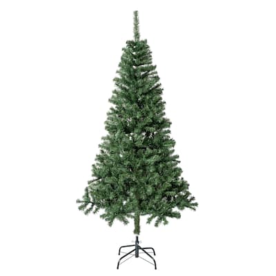 National Tree Company 6 ft. Artificial Linden Spruce Wrapped Tree - 6 Foot