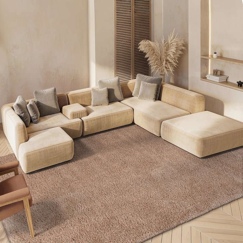 SAFAVIEH, Milan Shag Afton 2-inch Thick Area Rug
