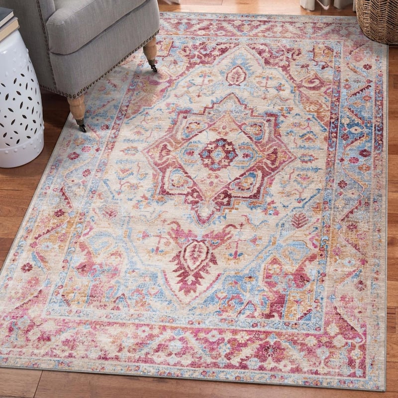 Luxe Weavers Bohemian Geometric Area Rug Non-Shedding Carpet