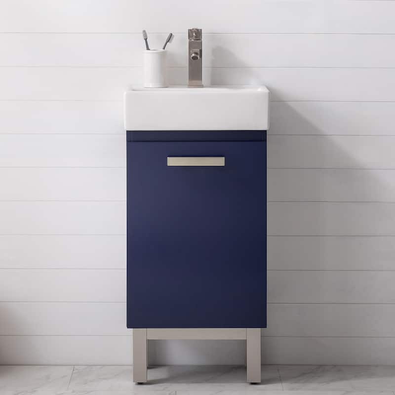 Stella 16.5" Single Sink Vanity - Blue