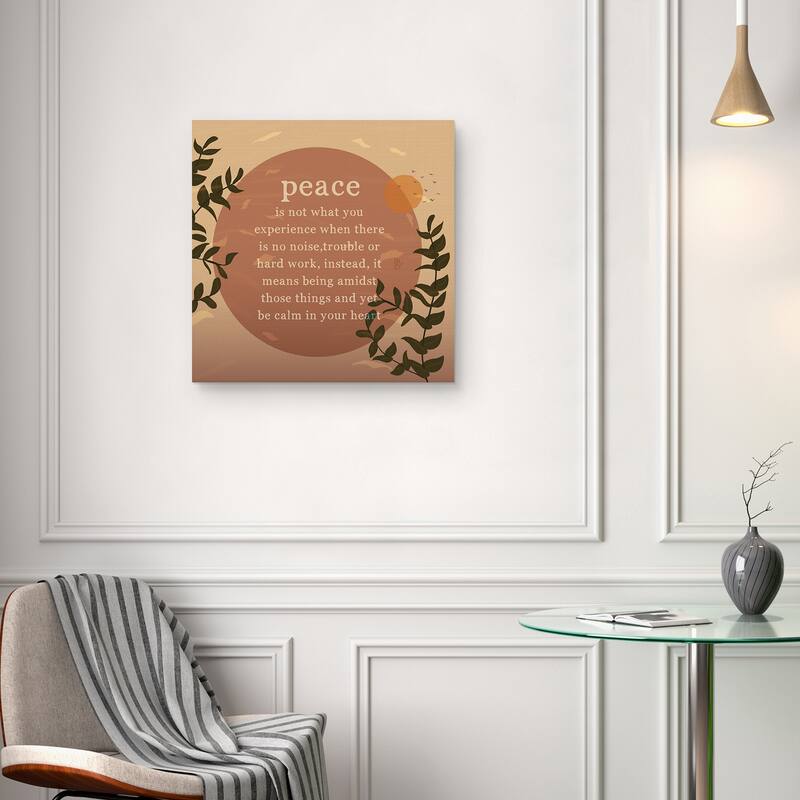 Inner Peace I by Princella Canvas Art Print