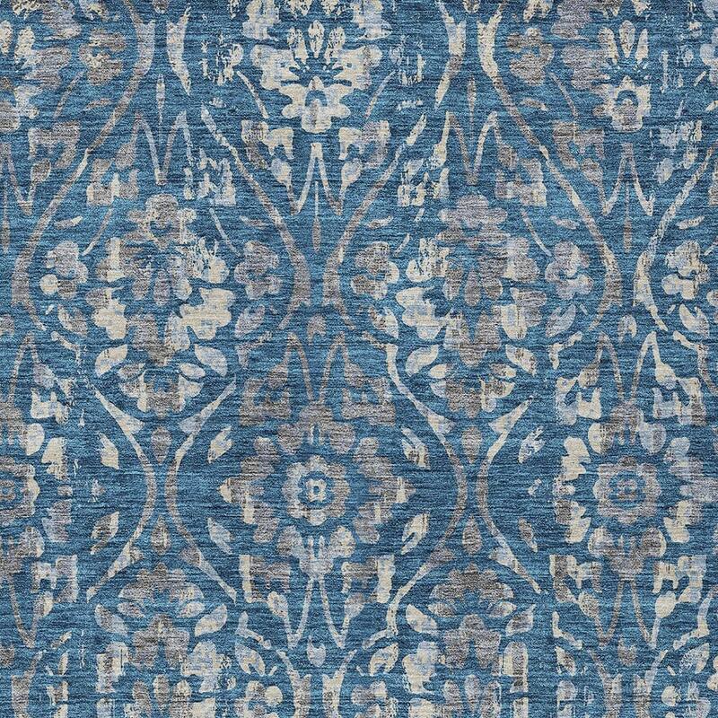 HomeRoots Floral Transitional Rectangle Outdoor Rug