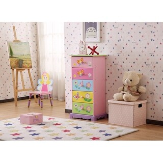 Olivia the Fairy 5 Drawer Tallboy Unit