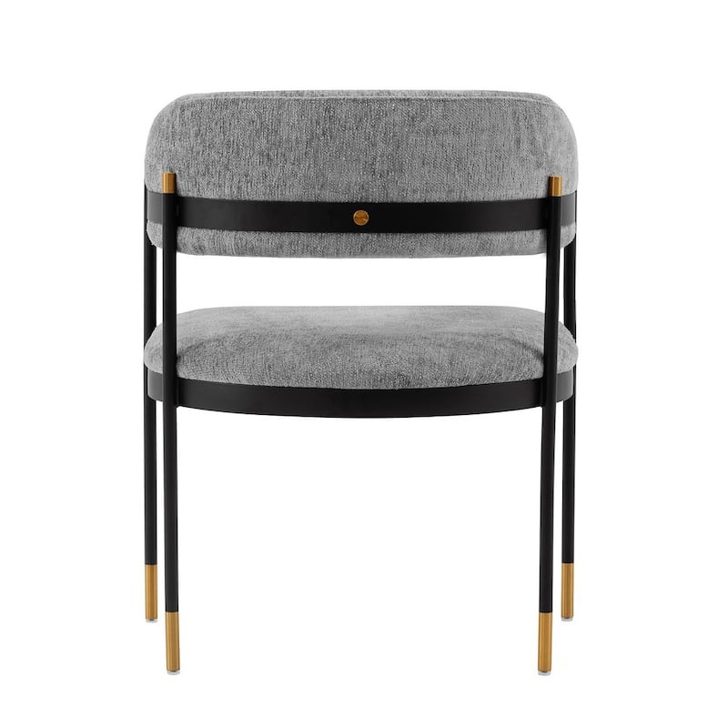 Manhattan Comfort Modern Kaya Pleated Velvet Dining Chair