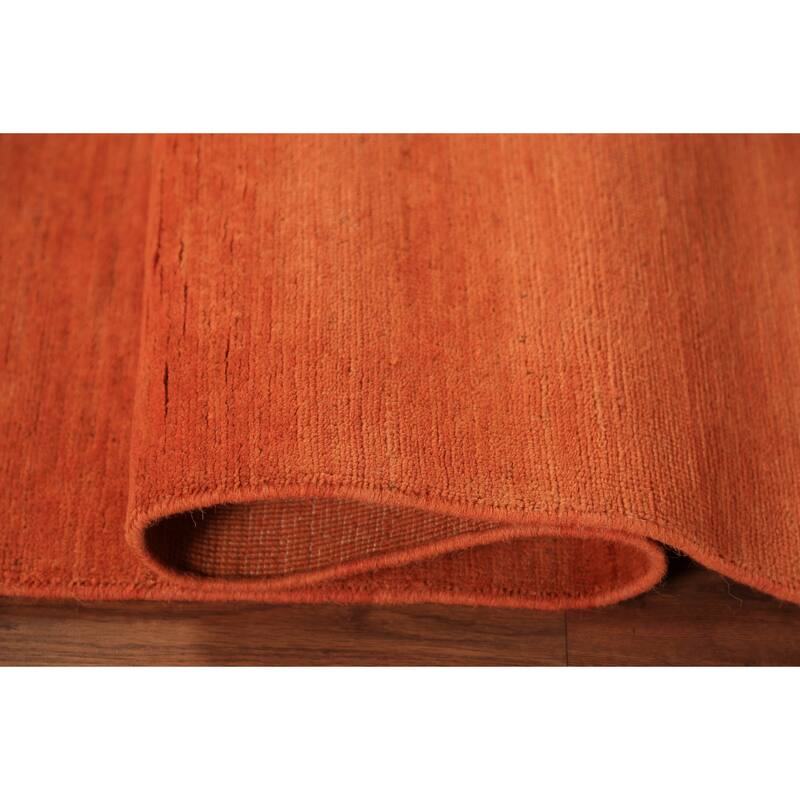 Tribal / Modern Gabbeh Area Rug Hand-Knotted Wool Carpet - 4'9" x 6'7"