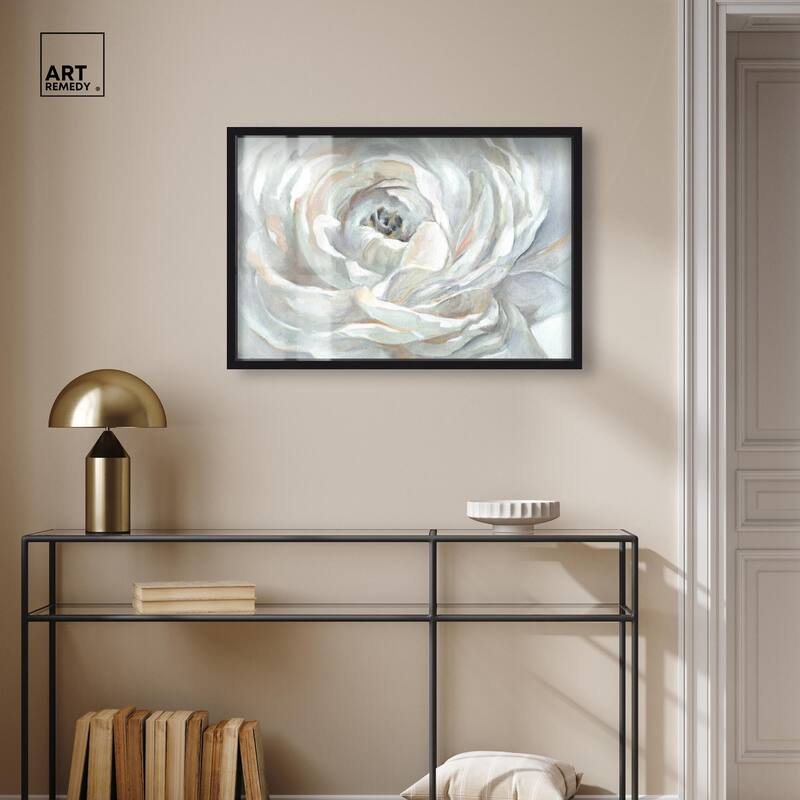 Powdery Peony Shadowbox by Art Remedy