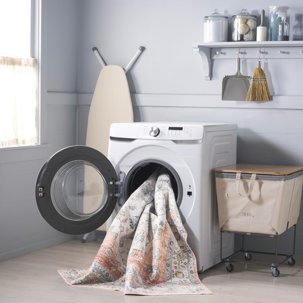 Martha Stewart Leela Machine Washable & Slip Resistant Rug