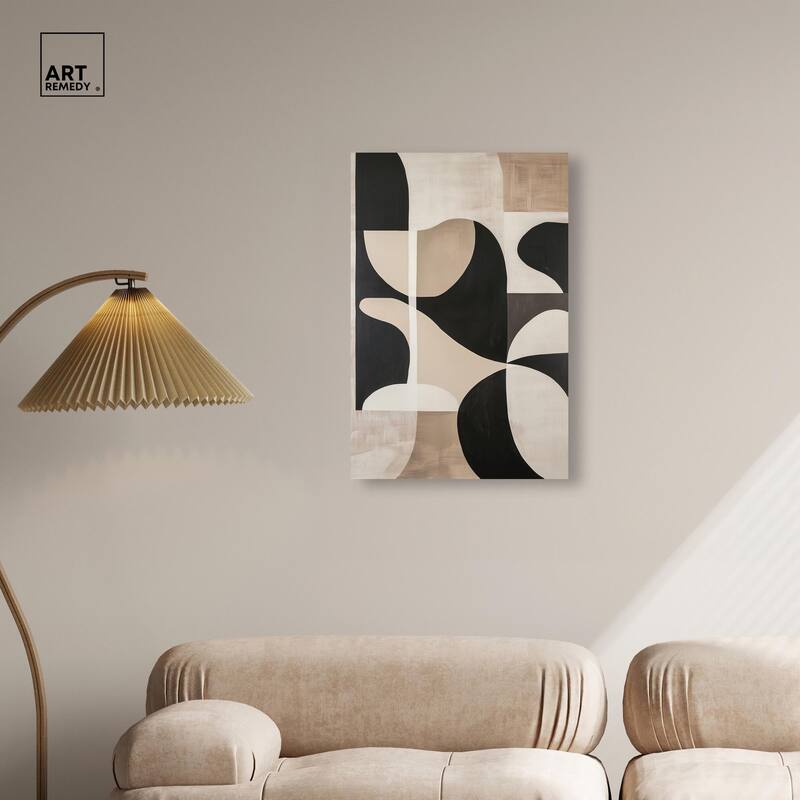 Disc Dynamics Canvas by Art Remedy, Gallery Wrapped