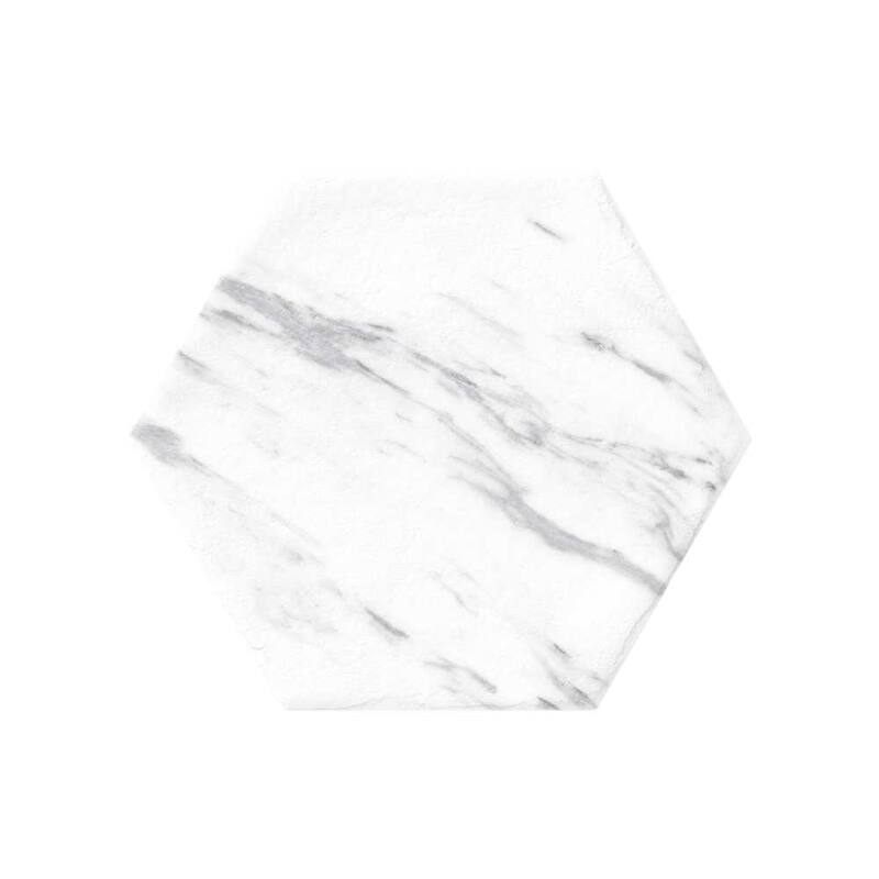 The Tile Life Cadiz 8x9 White Porcelain Floor & Wall Tile