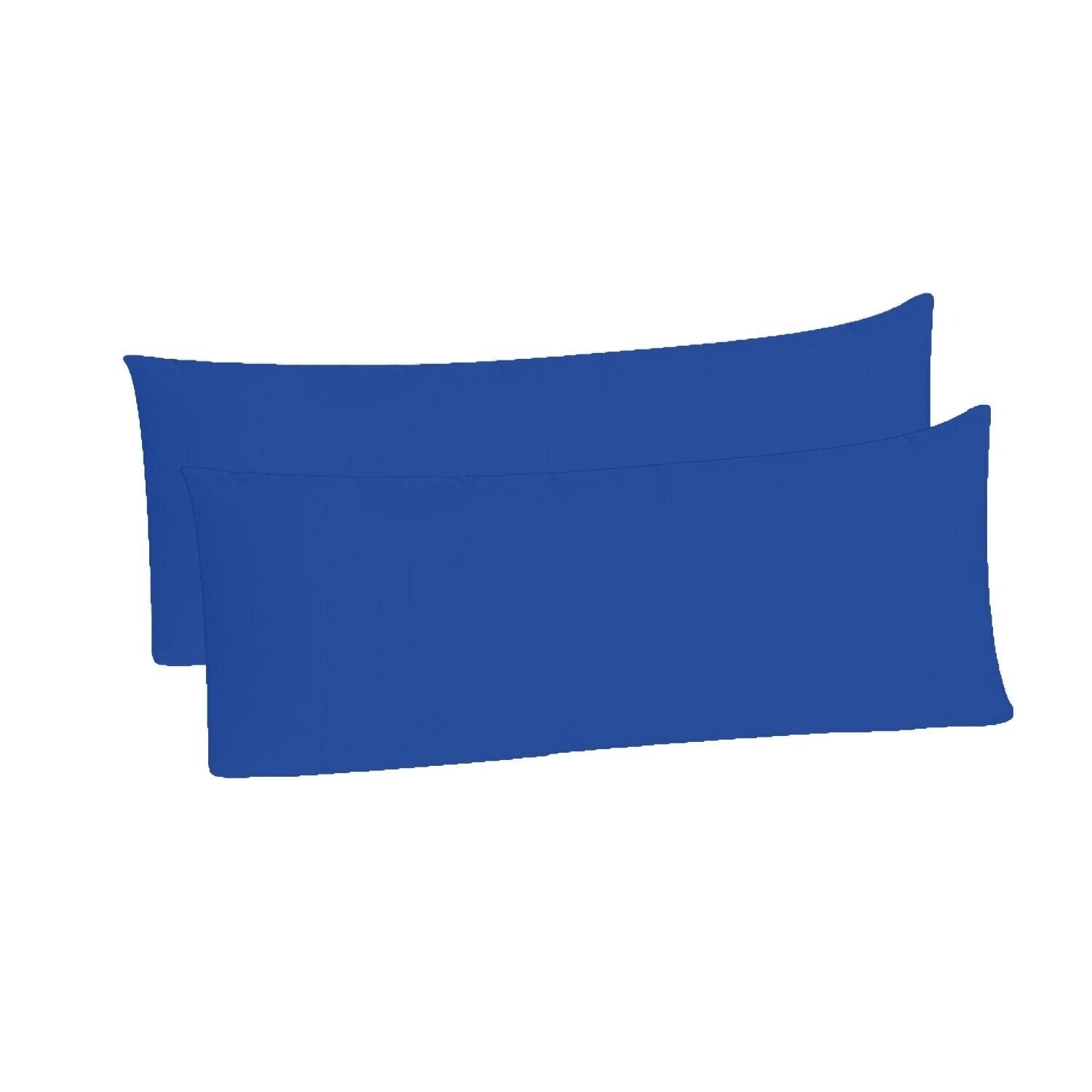 White Turkish Cotton and Microfiber Body Pillowcases (Set of 2)