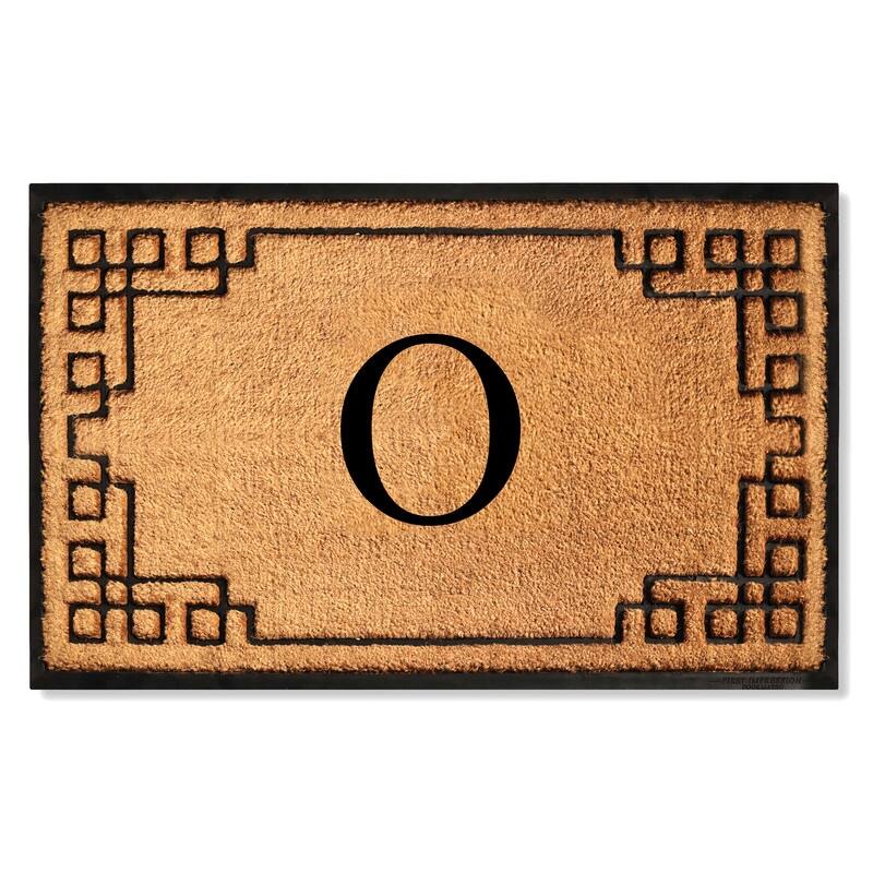 A1HC Natural Coir & Rubber Door Mat, Heavy Duty, Dirt Trapping, Long-Lasting Entrance Doormats,Thick & Durable Outdoor Entry Mat - 30" X 48" - O