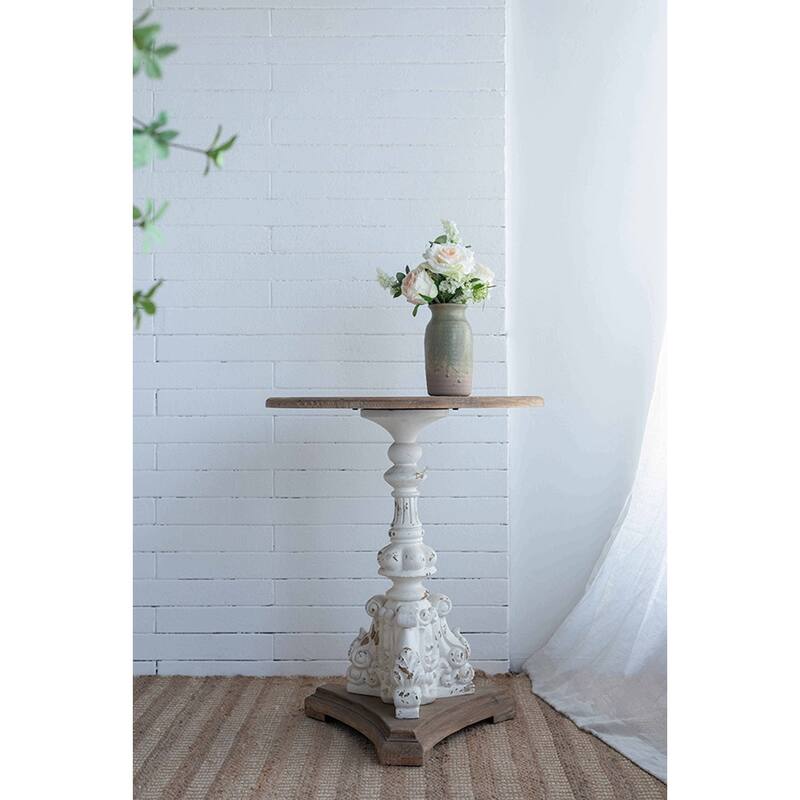 Round Side Table, French Country
