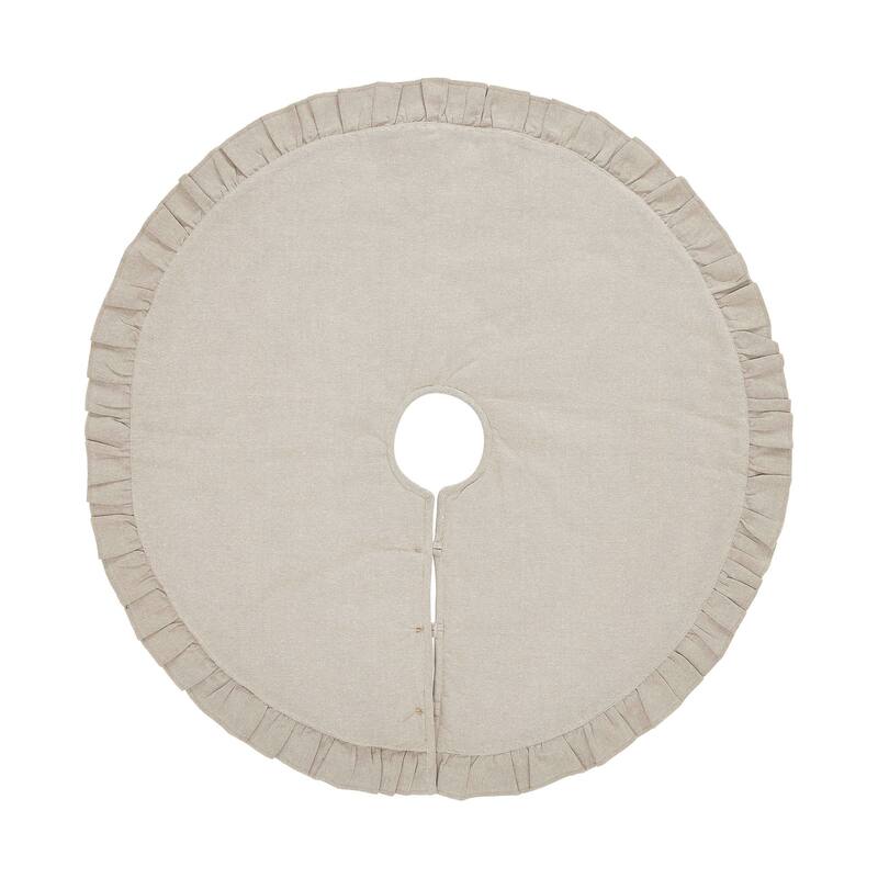 Sawyer Mill Red Ticking Stripe Tree Skirt 36 - 36 in