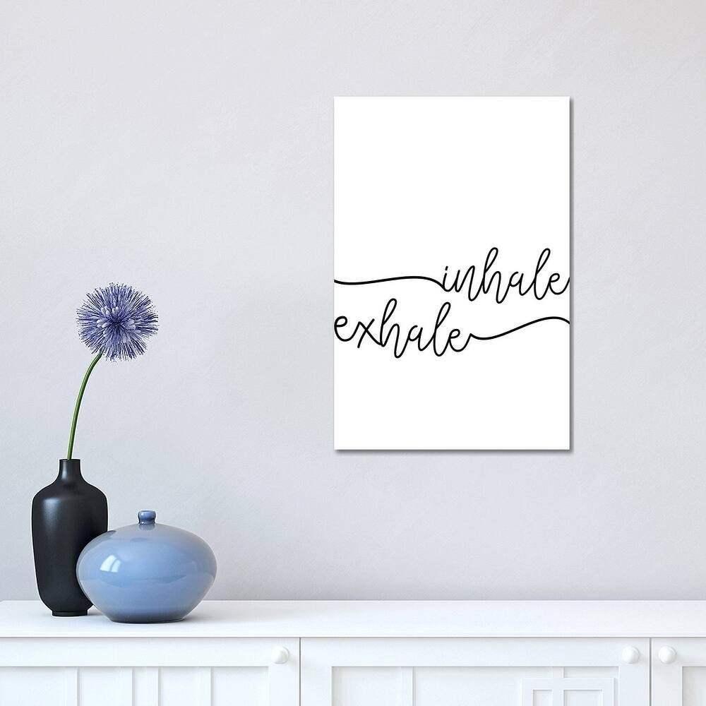 iCanvas "Inhale x Exhale" by Sisi & Seb Canvas Print