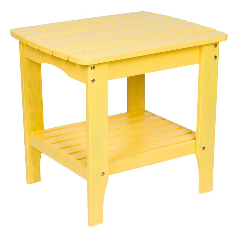 Laguna 24" Weather Resistant Wood Rectangular Table