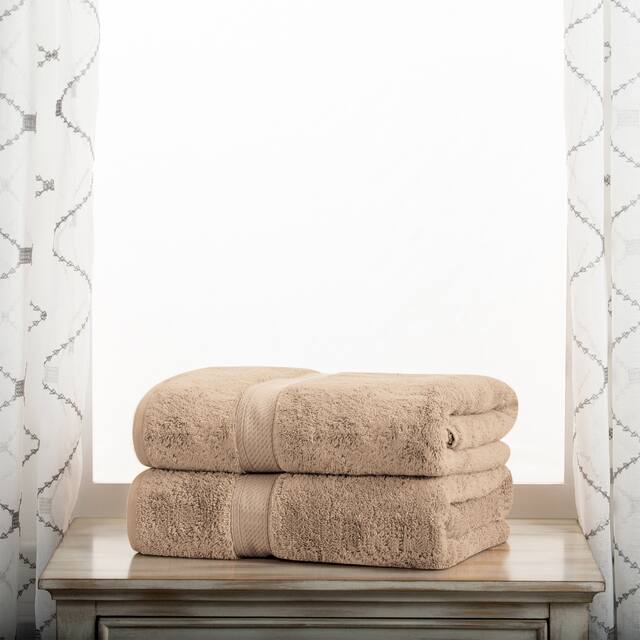 Marche Egyptian Cotton 2 Piece Bath Towel Set by Miranda Haus