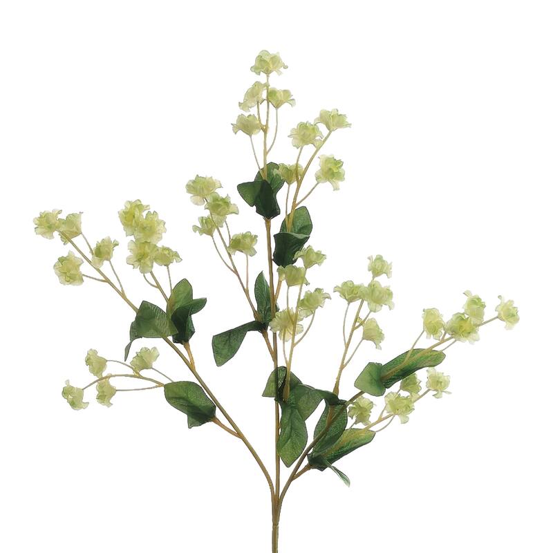 Double Baby's Breath Artificial Floral Spray - 19" - Cream and Green