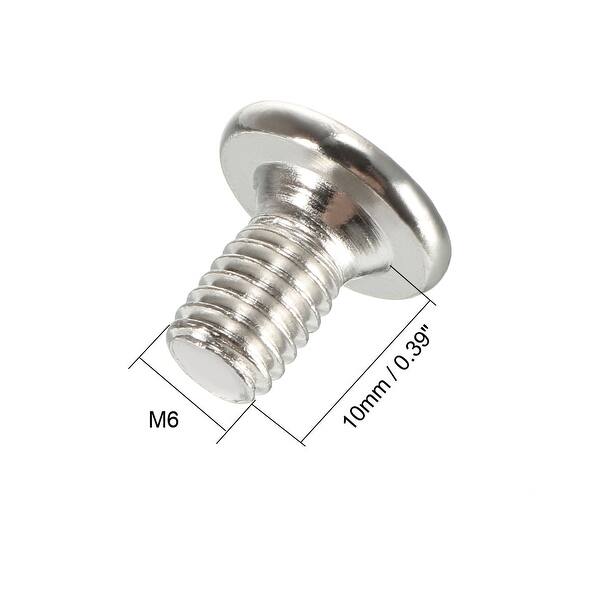 M6x10mm Hex Socket Head Screws Furniture Bolts Fastener Carbon Steel
