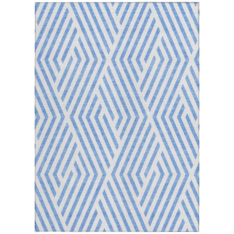 Cane Abstract Shapes Weather Resistant Versatile Elegance Outdoor Rug