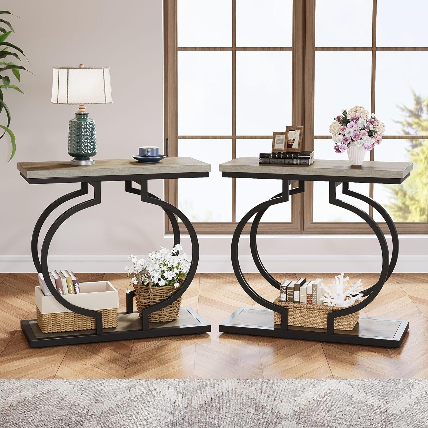 2-Tiers-End-Table,-Wood-Sofa-