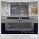 preview thumbnail 25 of 65, Karran Drop-In Quartz 33 in. 1-Hole Single Bowl Kitchen Sink Kit