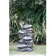 preview thumbnail 2 of 2, 4-Tier Cascading Stone Fountain