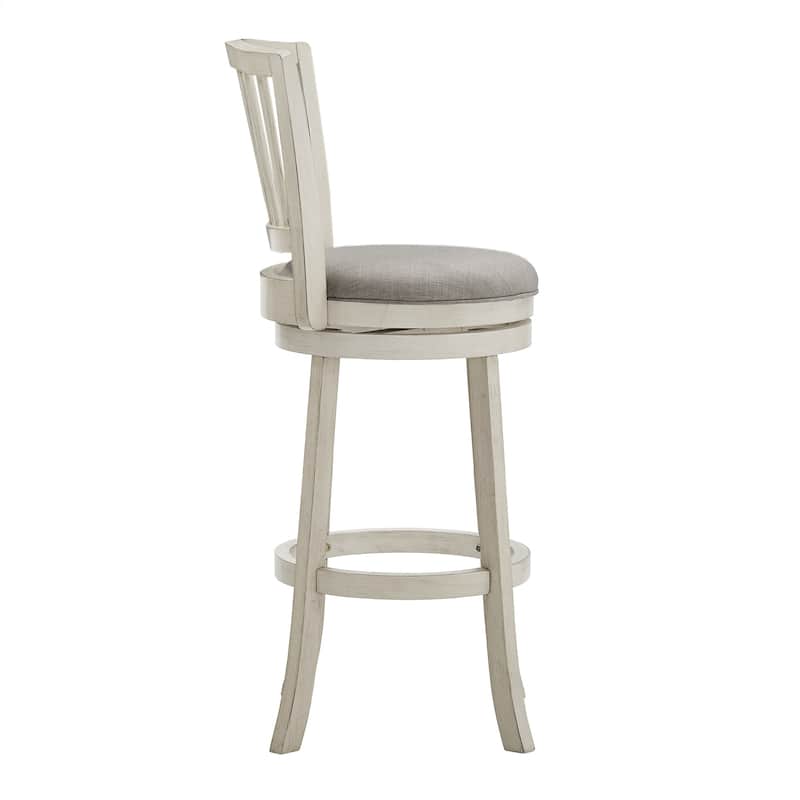 Menas Slat Black Swivel Chair by iNSPIRE Q Classic