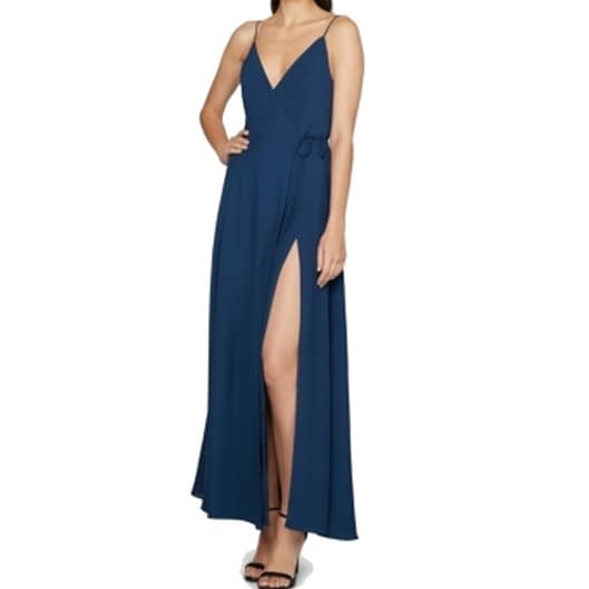 dark teal blue dress