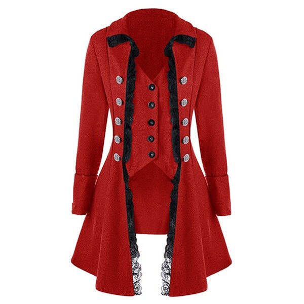 steampunk red coat