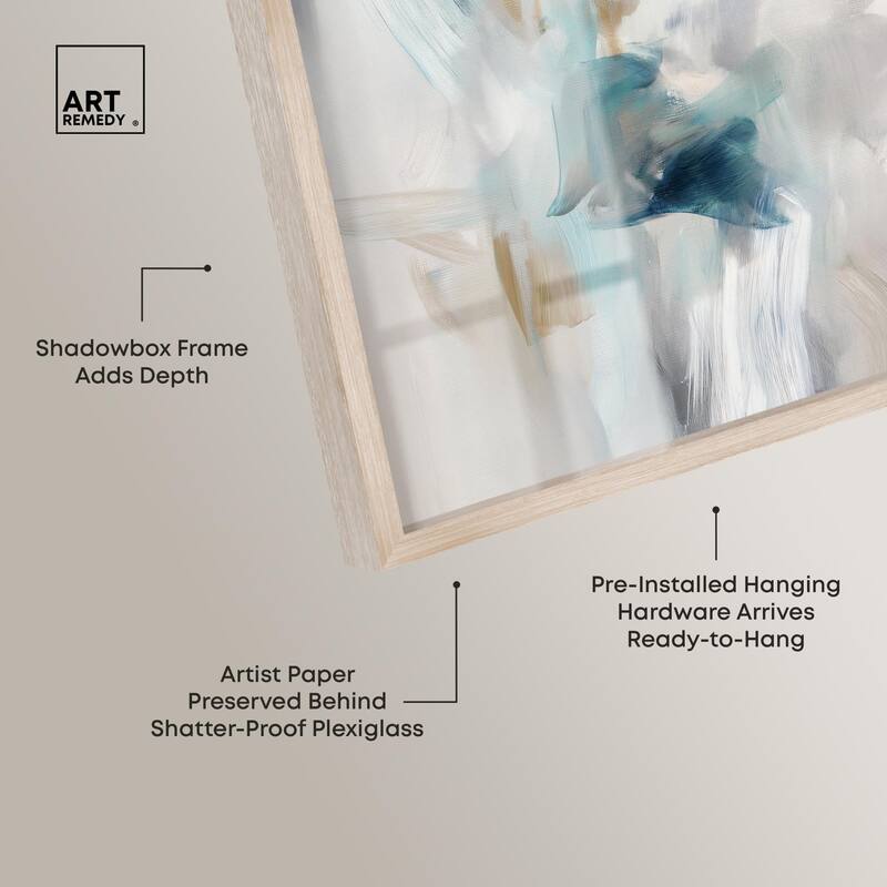 Whispering Colors III Shadowbox by Art Remedy