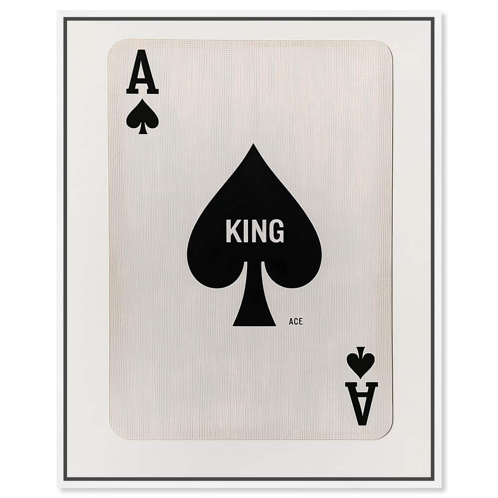 King of Spades Canvas by Art Remedy