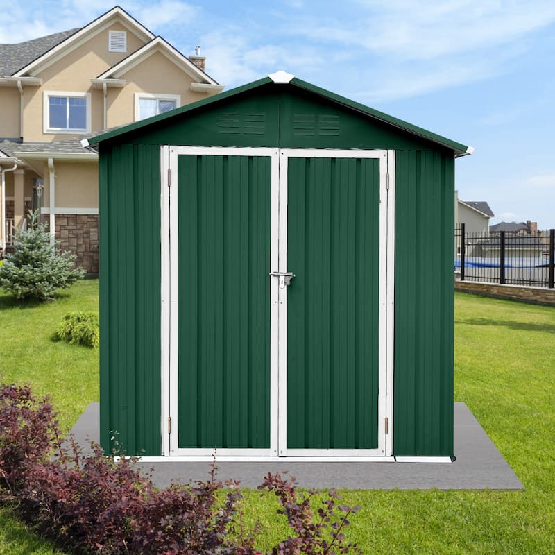 6FTx4FT Outdoor Storage Sheds Tool Storage Shed with Door