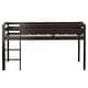 preview thumbnail 33 of 31, Costway Twin Low Loft Bunk Junior Bed Bedroom Wooden Guard Rail Ladder